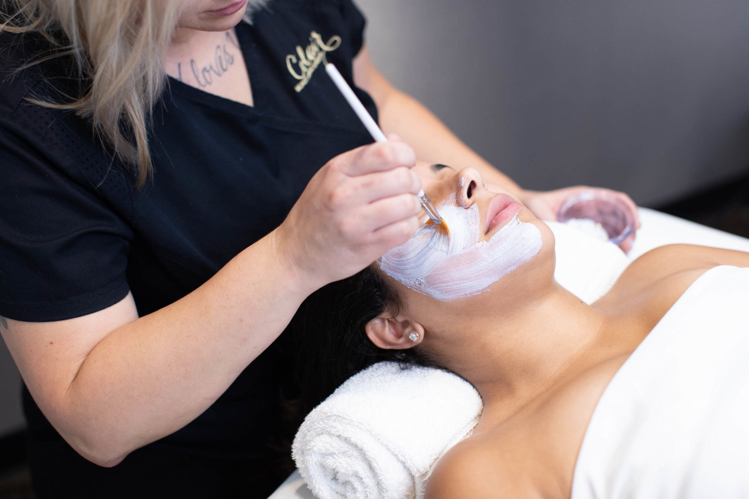 Anti-aging facial treatment at Colair